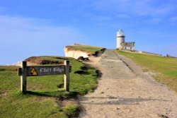 The Belle Tout Lighthouse on the Clifftop at Beachy Head in Sussex Wallpaper