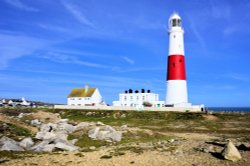 Portland Bill Lighthouse on the Dorset Coast Wallpaper