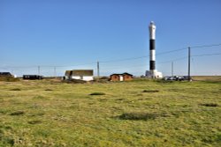 The New Lighthouse at Dungeness in Kent Wallpaper
