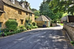 View Down Snowshill Road, Towards the Village Centre