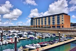 The Elizabeth Marina & Radisson Blue Hotel in St Helier Wallpaper