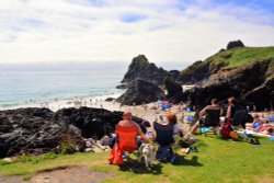 Seats with a View at Kynance Cove