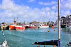 Padstow Has Probably the Busiest Small Harbour in the Country Wallpaper