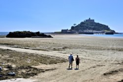 You Can Walk Across to the Island at Low Tide