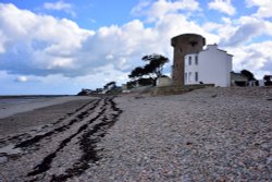 Le Hurel Tower & Attached House on the East Coast Wallpaper
