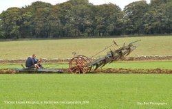 Traction Engine Ploughing, nr Badminton, Gloucestershire 2016 Wallpaper
