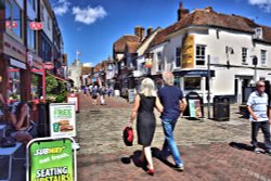 St Peter's Street View Towards the Westgate Towers Wallpaper