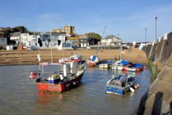 Broadstairs Harbour View to Bleak House Wallpaper