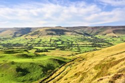 Edale Valley Viewed From Castleton