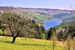 The View From Lockerbrook to Lower Derwent Reservoir Wallpaper