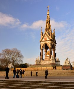 The Albert Memorial in Evening Light