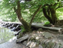 Tarr Steps, Liscombe, Somerset Wallpaper