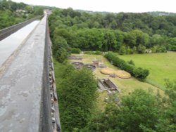 Pontcysyllte aquaduct Wrexham Wales Wallpaper