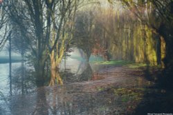 Flooded Eton College Parks Wallpaper