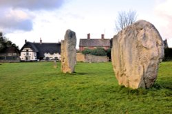 Avebury Henge & Village View