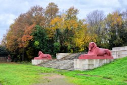 The Terracotta Sphinxes at Crystal Palace
