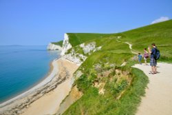 Photographing the Cliffs at Durdle Door Wallpaper