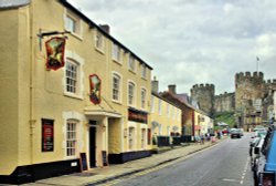 Castle Street in Conwy Wallpaper