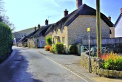 West Lulworth Lower Main Road View Wallpaper
