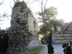 Interior of Pontefract Castle Wallpaper