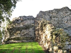 Interior of Pontefract Castle Wallpaper