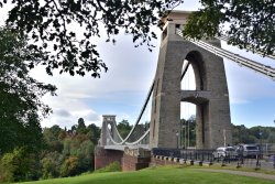 The Northeast Tower of the Clifton Suspension Bridge Wallpaper