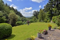 View from Woodlands Manor near Llanishen Wallpaper