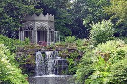 Woolbeding Gardens - Gothic Summer House Wallpaper