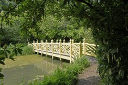 Woolbeding Gardens - The Chinese Bridge Wallpaper