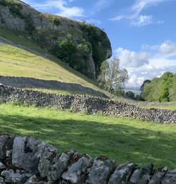 Cliff face Nr Skipton North Yorkshire.