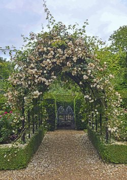 The Rose Garden at Arundel Castle