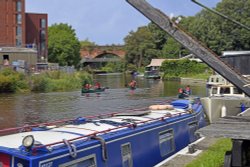 The River Wey at Guildford Wallpaper