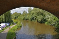 The River Wey at Guildford Wallpaper