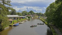 The River Wey at Guildford Wallpaper
