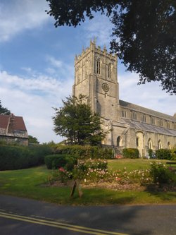 View of the Priory in Christchurch