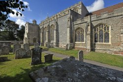 The Church of St. Mary the Virgin, East Bergholt Wallpaper