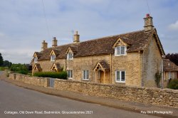 Cottages, Old Down Road, Badminton, Gloucestershire 2021 Wallpaper
