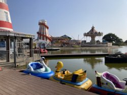 Boating lake and a at Skegness