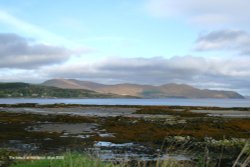 The beach at Harrapool Wallpaper