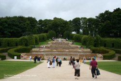 The Grand Cascade at The Alnwick Garden in Alnwick Wallpaper