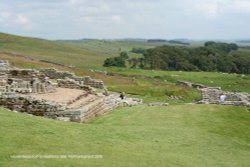 Housesteads Fort on Hadrian's Wall Wallpaper