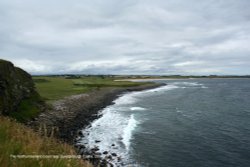 The Northumberland Coast near Dunstanburgh Castle Wallpaper