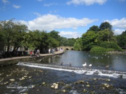 The River Wye at Bakewell Wallpaper