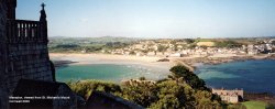 Marazion, viewed from St. Michael's Mount Wallpaper