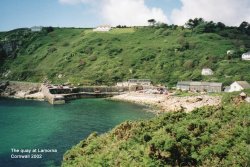 The quay at Lamorna Wallpaper