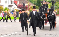 Funeral Cortege, Coalpit Heath, Gloucestershire 2021 Wallpaper