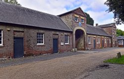 The stables at Goodnestone Park Gardens Wallpaper