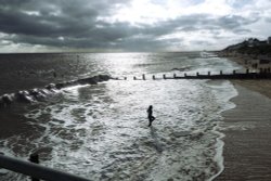 View from the pier late October 2021 Wallpaper