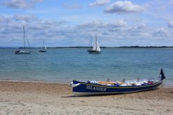 Langstone Sailing Club's Pilot Gig Boat at the Hayling Island RNLI Event Wallpaper