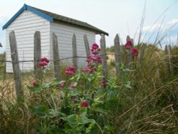 Beach Hut 87, Old Hunstanton, Norfolk Wallpaper